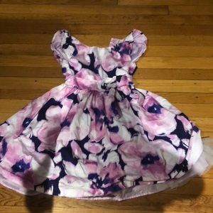 Pink and purple dress